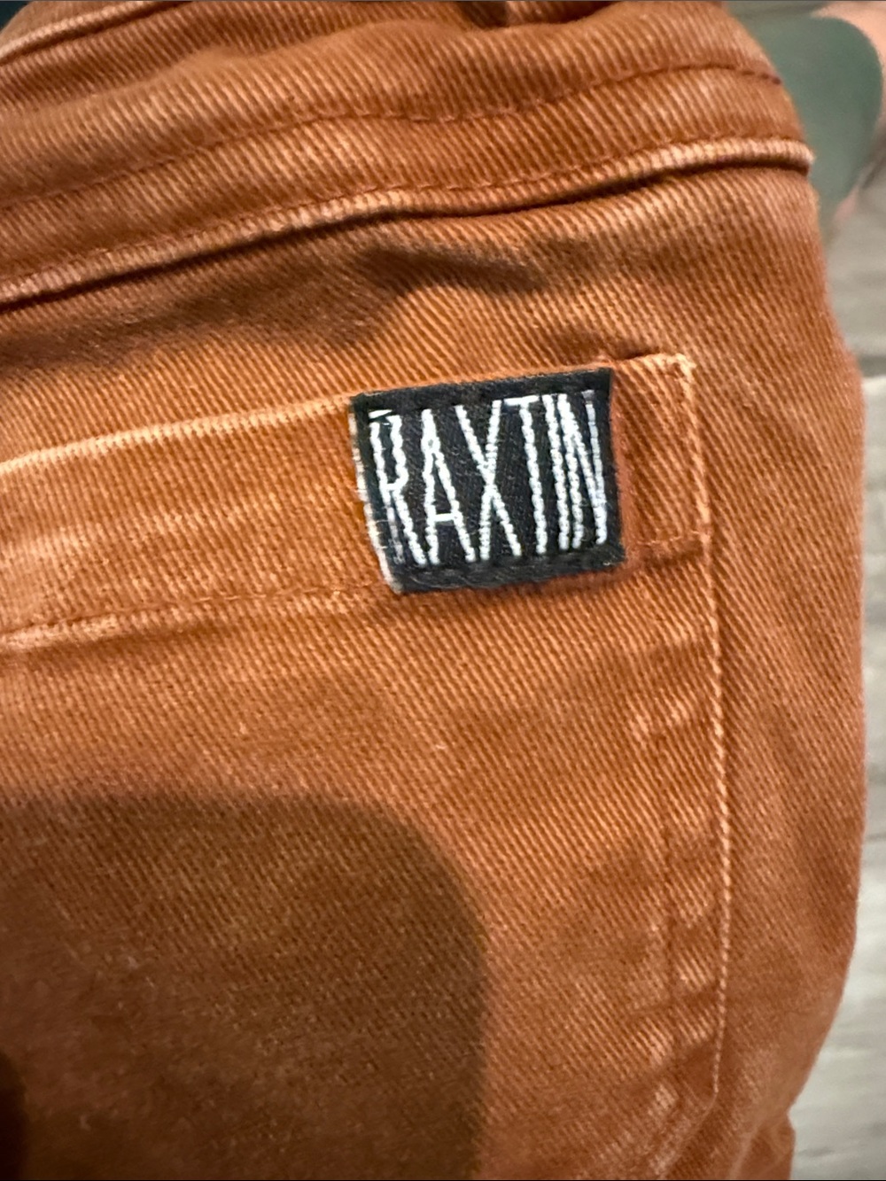 Kids Ripped Rust Brown Jeans - Picture 2 of 6